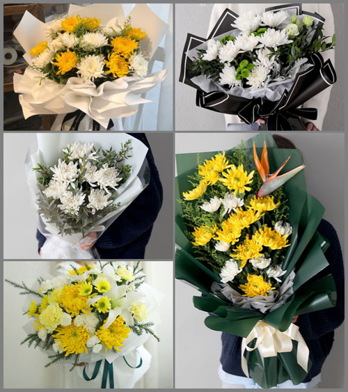 江苏苏州昆山市花桥镇新东社区白事花束代送